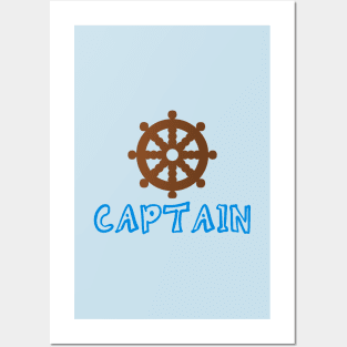 Ship captain Posters and Art